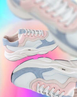 Hub Rock L68 Weiß/Rosa/Hellblau