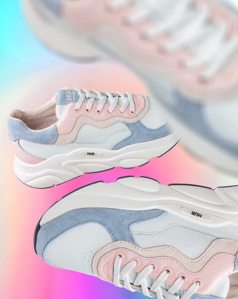 Hub Rock L68 Weiß/Rosa/Hellblau 3 Hub Rock L68 Weiß/Rosa/Hellblau